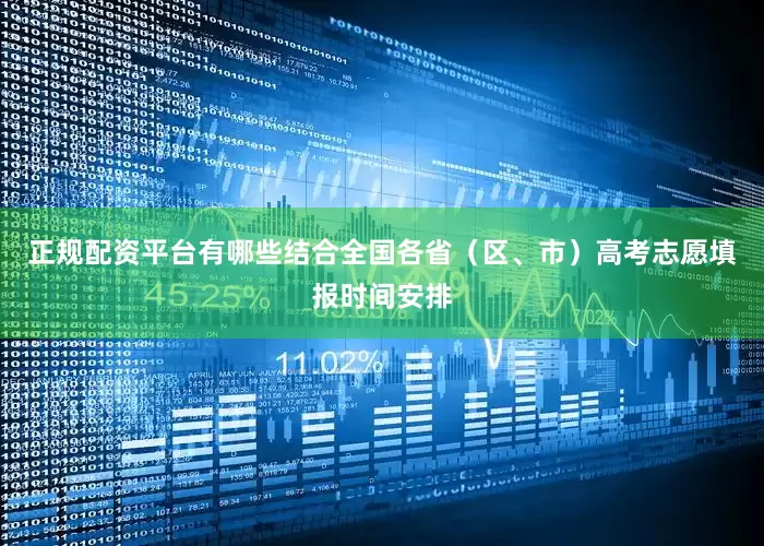 正规配资平台有哪些结合全国各省（区、市）高考志愿填报时间安排