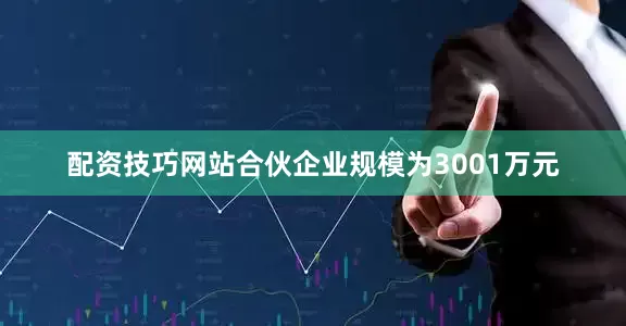 配资技巧网站合伙企业规模为3001万元